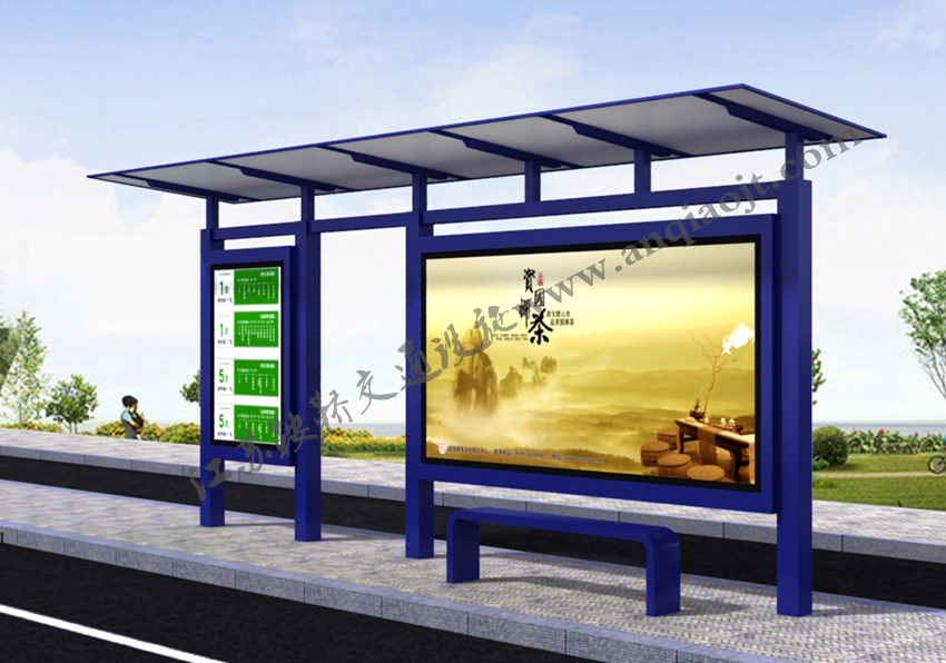 鄉(xiāng)鎮(zhèn)農村候車亭AN1076-城鄉(xiāng)公交站臺公交亭