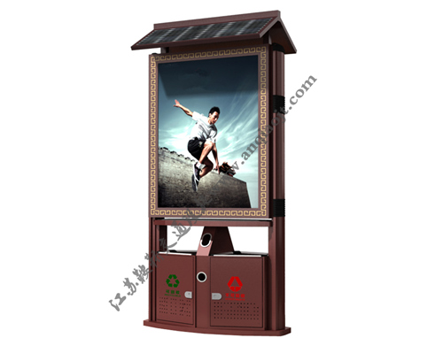 仿古垃圾箱AN3003-垃圾箱廣告燈箱圖片