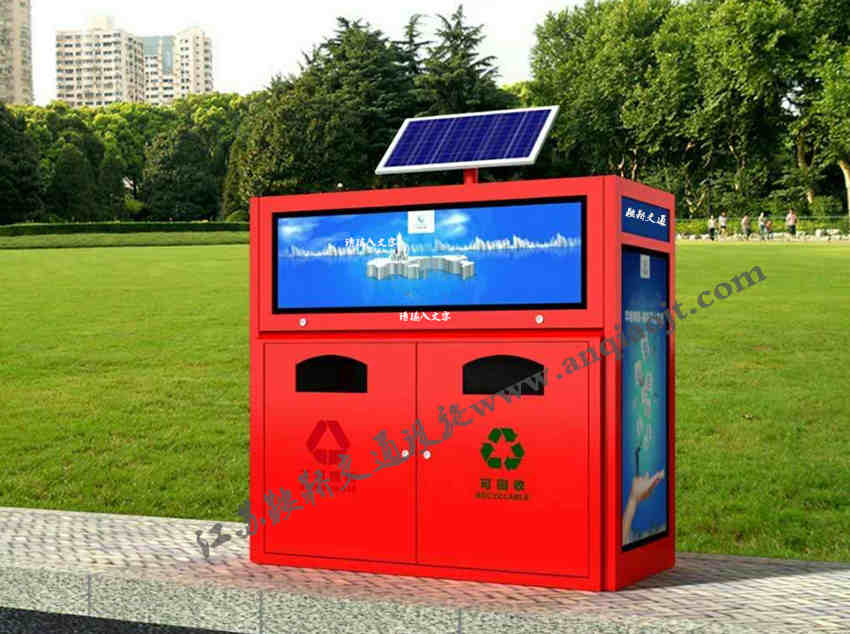 現代垃圾箱AN3038-垃圾箱廣告燈箱圖片