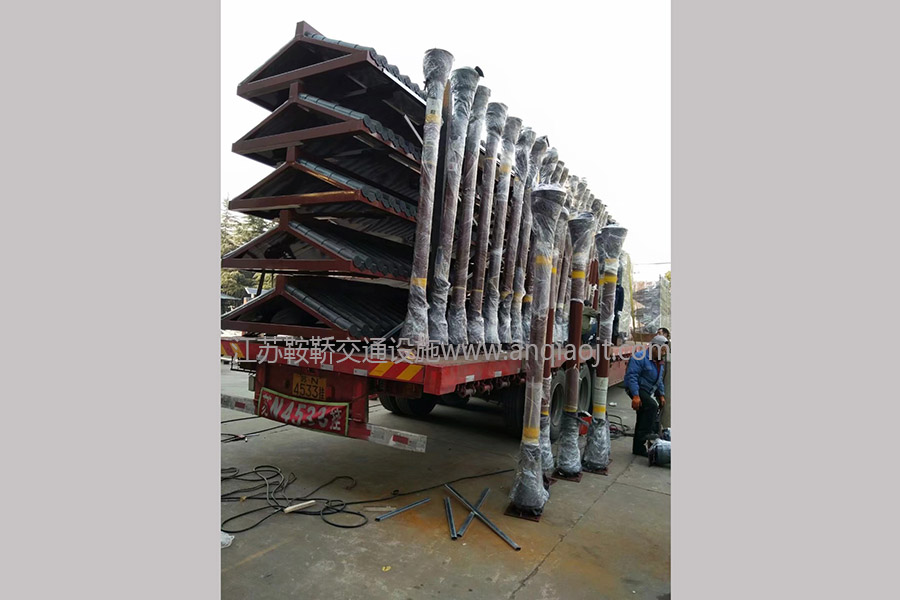 仿古公交候車亭